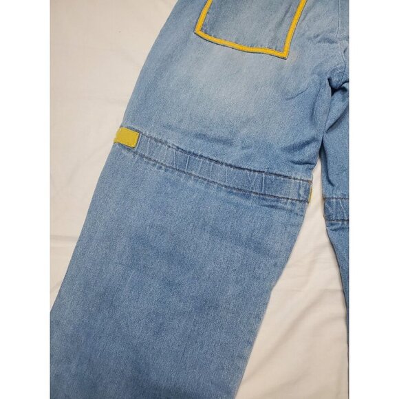 Marithe Francois Girbaud M+FG Sz 42M Shuttle Tape Denim Jeans 90s Baggy Y2K Wide - Picture 14 of 16